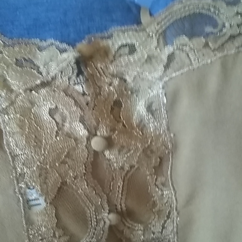 Spell and Gypsy slip dress gold color